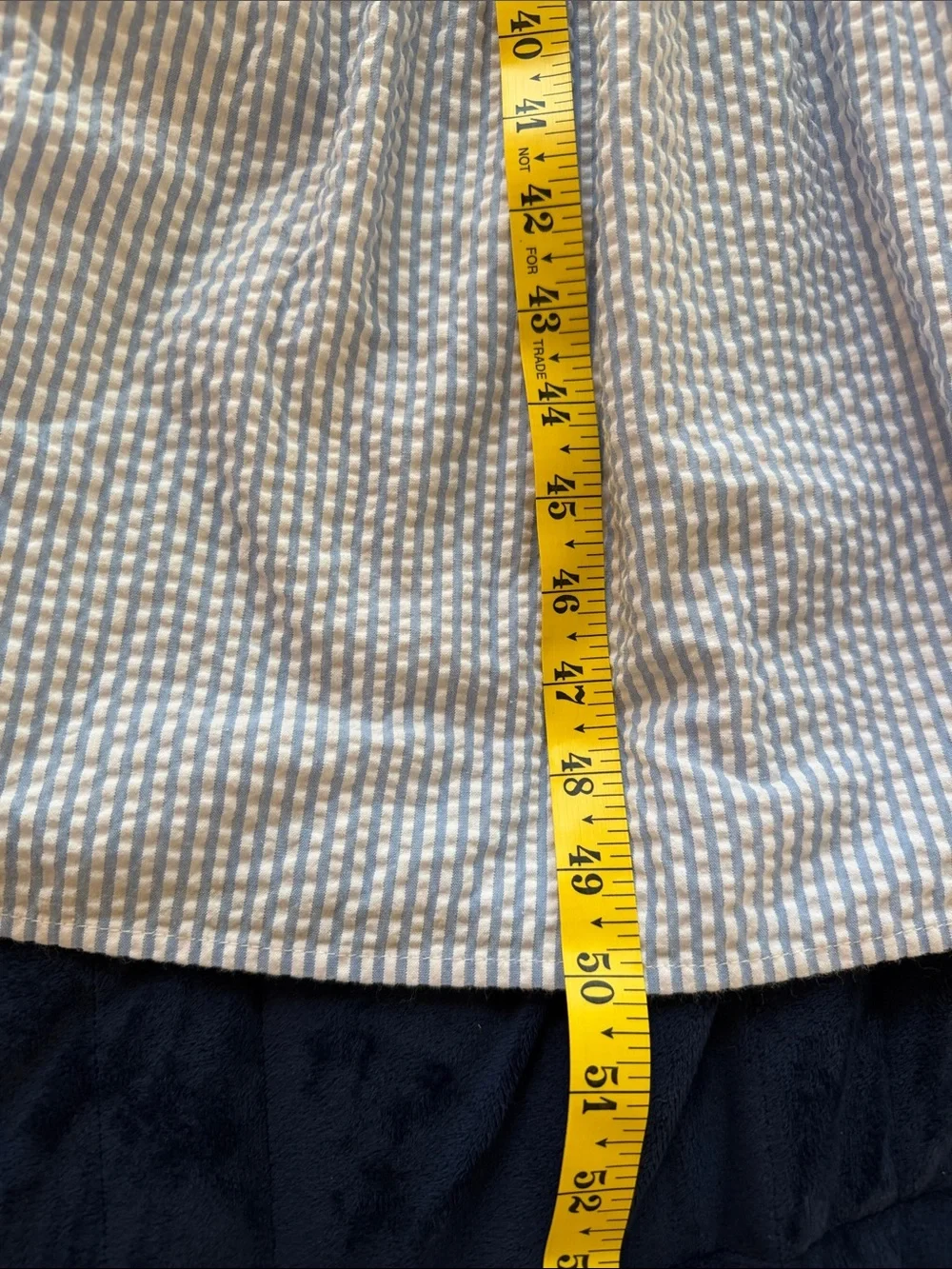 Ariat Countryside Blue Seersucker Tiered Midi Dress Cottagecore Size Large - Picture 9 of 11